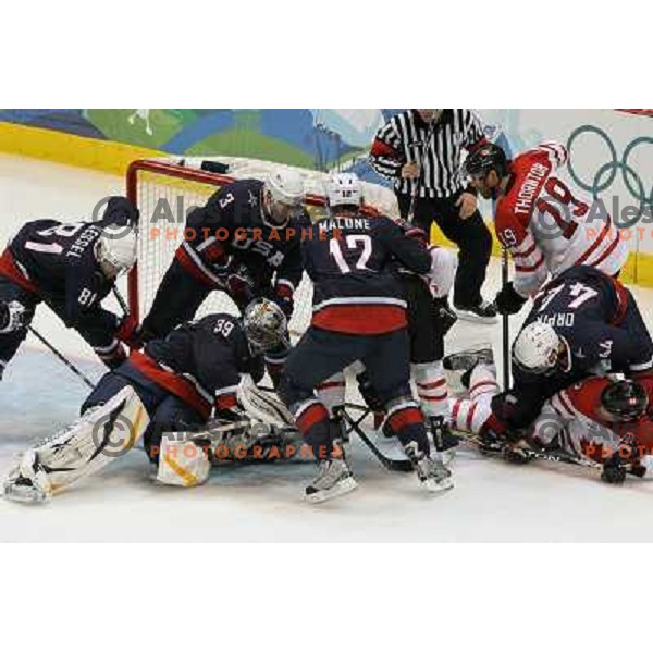  in action during ice hockey match Canada-USA in the final of Olympic tournament 28.2.2010, Vancouver 2010 Winter Olympic Games, Canada 