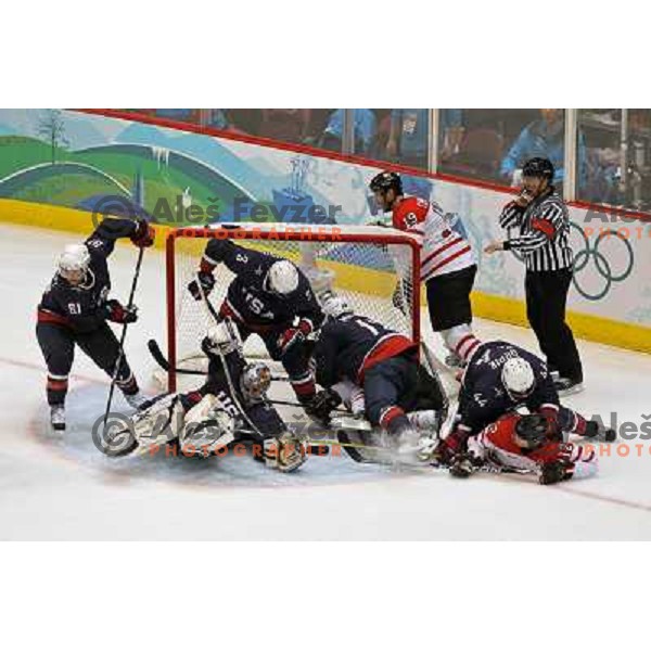  in action during ice hockey match Canada-USA in the final of Olympic tournament 28.2.2010, Vancouver 2010 Winter Olympic Games, Canada 