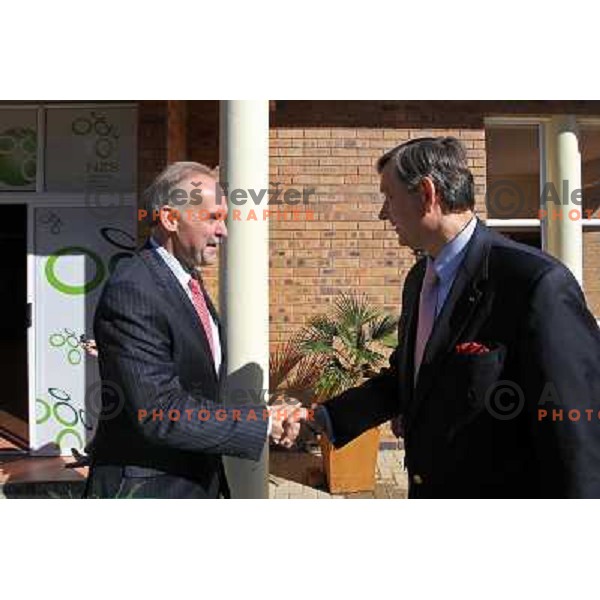 President of Slovenia Dr. Danilo Turk during reception in Slovenia House in Hyde Park High in Johannesburg on June 18th , 2010 FIFA World Cup South Africa 