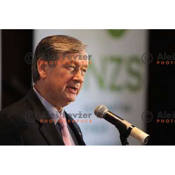 President of Slovenia Dr. Danilo Turk during reception in Slovenia House in Hyde Park High in Johannesburg on June 18th , 2010 FIFA World Cup South Africa 