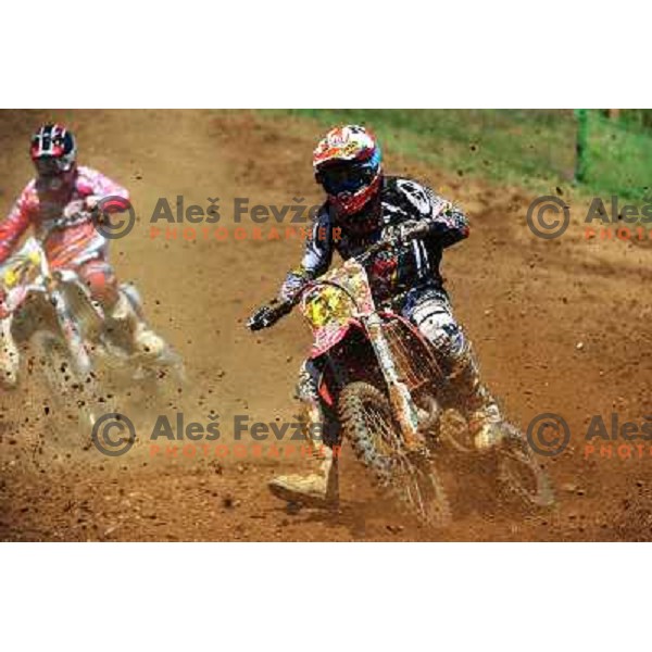 Salvini (ITA) during MX3 Motocross World Championship 2010, Orehova vas, 11.7.2010 