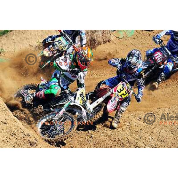 Irt (SLO), Salvini (ITA) during MX3 Motocross World Championship 2010, Orehova vas, 11.7.2010 