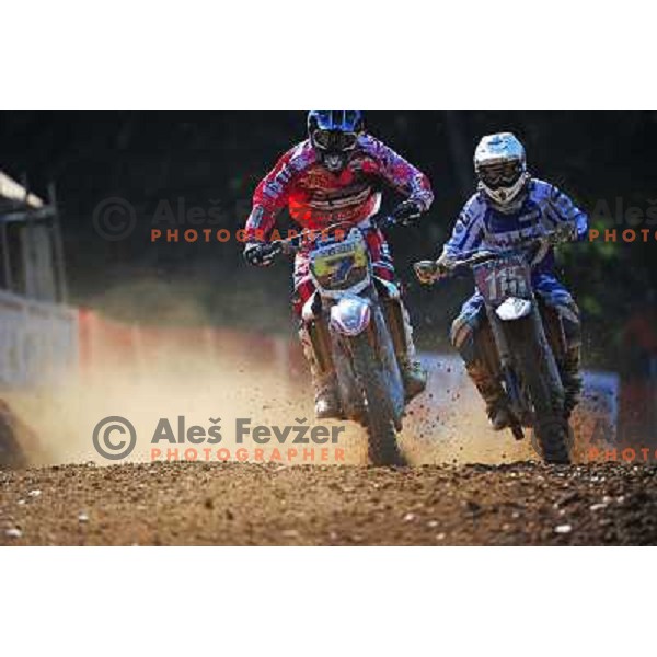 Kragelj (SLO), Campano Jimez (ESP) during MX3 Motocross World Championship 2010, Orehova vas, 11.7.2010 