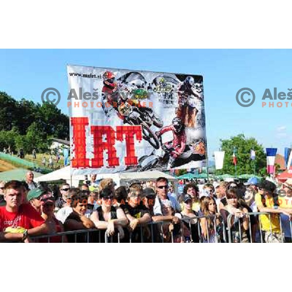 Spectators/fans during MX3 Motocross World Championship 2010, Orehova vas, 11.7.2010 
