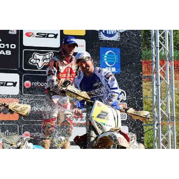 Campano Jimenez (ESP), Salvini (ITA) during MX3 Motocross World Championship 2010, Orehova vas, 11.7.2010 