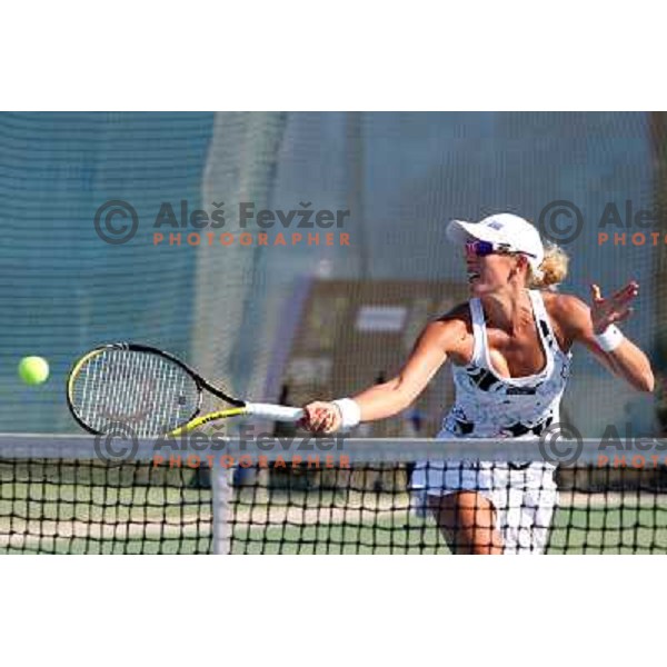 Anastasia Rodionova of Australia in action during first round of WTA Banka Koper Slovenia Open tennis tournament, played in SRC Marina, Portoroz, Slovenia on July 19, 2010 