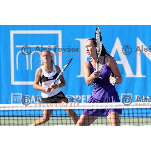 Jelena Jankovic of Serbia in action during first round of WTA Banka Koper Slovenia Open tennis tournament, played in SRC Marina, Portoroz, Slovenia on July 19, 2010 