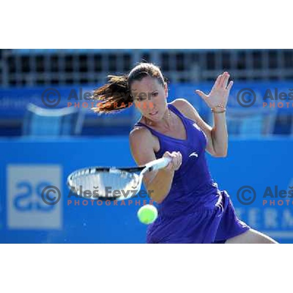 Jelena Jankovic of Serbia in action during first round of WTA Banka Koper Slovenia Open tennis tournament, played in SRC Marina, Portoroz, Slovenia on July 19, 2010 