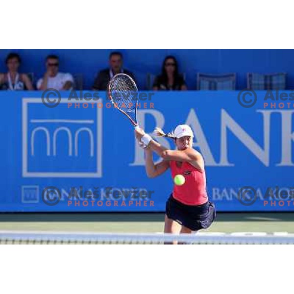 Anna Tatishvili of Georgia in action during first round of WTA Banka Koper Slovenia Open tennis tournament, played in SRC Marina, Portoroz, Slovenia on July 19, 2010 