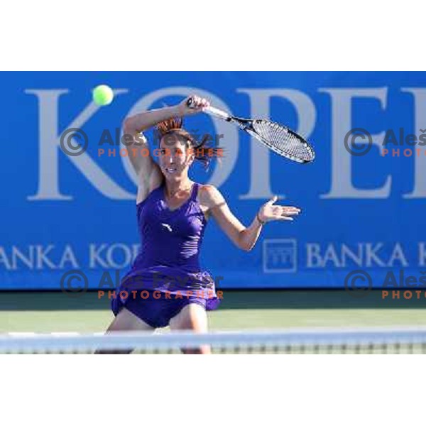 Jelena Jankovic of Serbia in action during first round of WTA Banka Koper Slovenia Open tennis tournament, played in SRC Marina, Portoroz, Slovenia on July 19, 2010 
