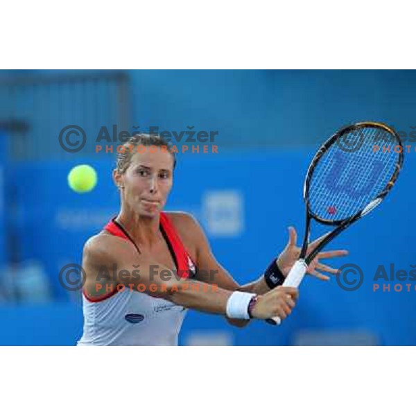 Polona Hercog of Slovenia in action during first round of WTA Banka Koper Slovenia Open tennis tournament, played in SRC Marina, Portoroz, Slovenia on July 19, 2010 