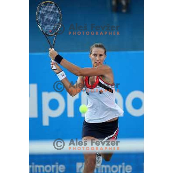 Polona Hercog of Slovenia in action during first round of WTA Banka Koper Slovenia Open tennis tournament, played in SRC Marina, Portoroz, Slovenia on July 19, 2010 