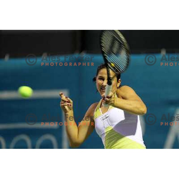 Jelena Kostanic Tosic of Croatia in action during first round of WTA Banka Koper Slovenia Open tennis tournament, played in SRC Marina, Portoroz, Slovenia on July 19, 2010 