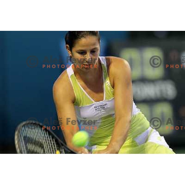 Jelena Kostanic Tosic of Croatia in action during first round of WTA Banka Koper Slovenia Open tennis tournament, played in SRC Marina, Portoroz, Slovenia on July 19, 2010 