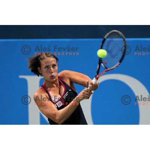 Andreja Klepac of Slovenia in action during first round of WTA Banka Koper Slovenia Open tennis tournament, played in SRC Marina, Portoroz, Slovenia on July 19, 2010 