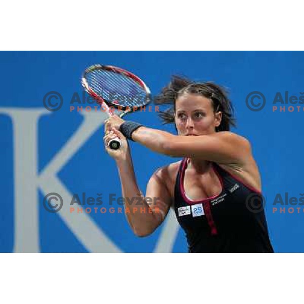 Andreja Klepac of Slovenia in action during first round of WTA Banka Koper Slovenia Open tennis tournament, played in SRC Marina, Portoroz, Slovenia on July 19, 2010 
