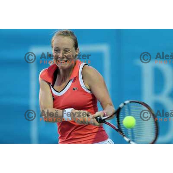 Zuzana Kucova of Slovakia in action during first round of WTA Banka Koper Slovenia Open tennis tournament, played in SRC Marina, Portoroz, Slovenia on July 19, 2010 