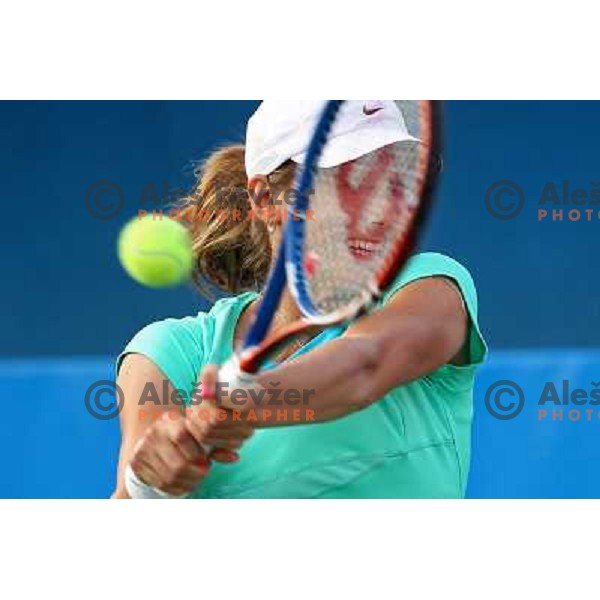 Petra Martic of Croatia in action during first round of WTA Banka Koper Slovenia Open tennis tournament, played in SRC Marina, Portoroz, Slovenia on July 20, 2010 