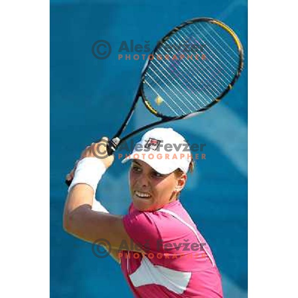 Marina Erakovic of New Zealand during first round of WTA Banka Koper Slovenia Open tennis tournament, played in SRC Marina, Portoroz, Slovenia on July 20, 2010 