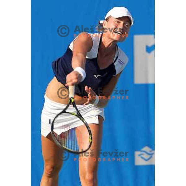 Elena Bovina of Russia in action during first round of WTA Banka Koper Slovenia Open tennis tournament, played in SRC Marina, Portoroz, Slovenia on July 20, 2010 