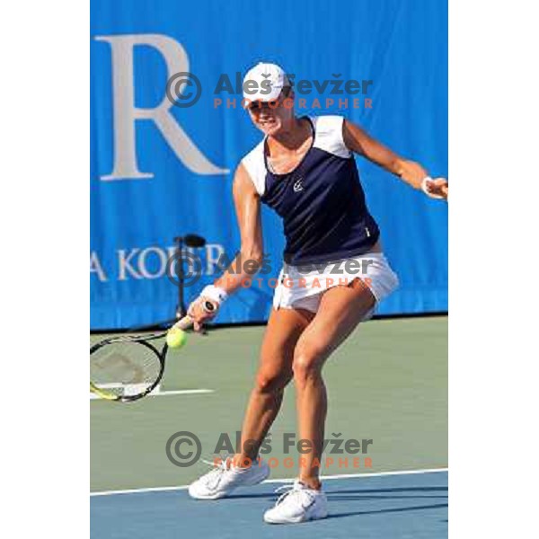 Elena Bovina of Russia in action during first round of WTA Banka Koper Slovenia Open tennis tournament, played in SRC Marina, Portoroz, Slovenia on July 20, 2010 
