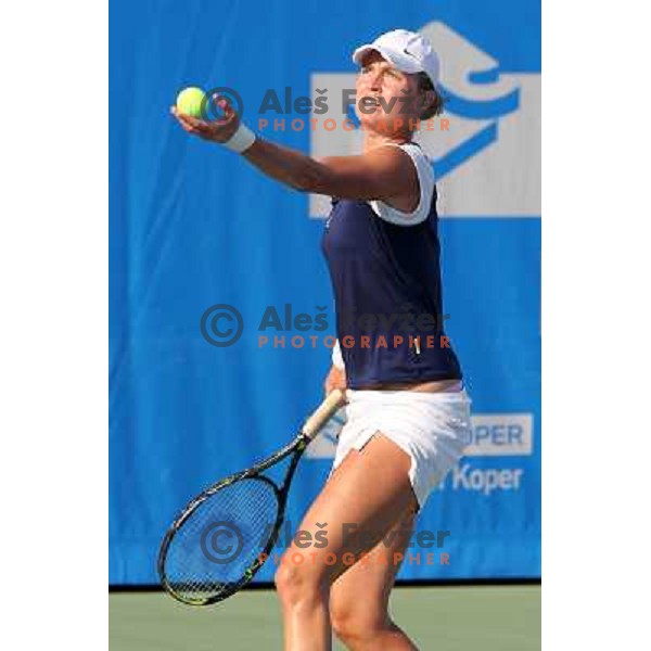 Elena Bovina of Russia in action during first round of WTA Banka Koper Slovenia Open tennis tournament, played in SRC Marina, Portoroz, Slovenia on July 20, 2010 