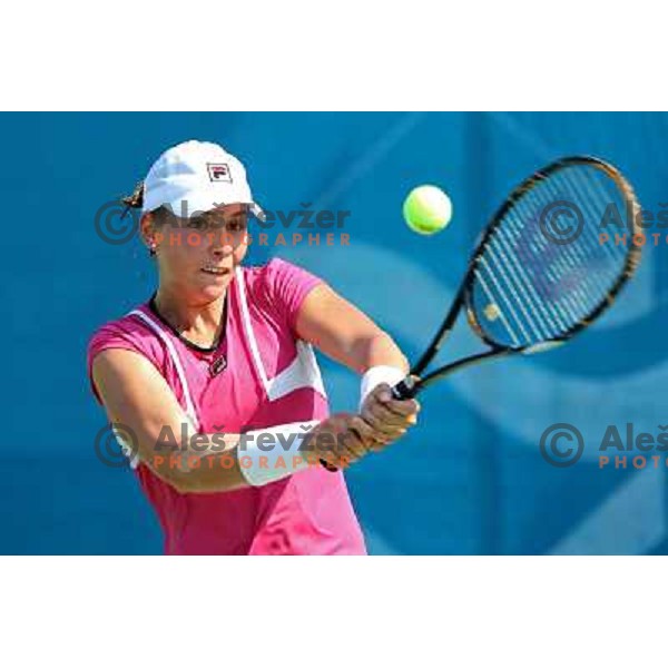 Marina Erakovic of New Zealand during first round of WTA Banka Koper Slovenia Open tennis tournament, played in SRC Marina, Portoroz, Slovenia on July 20, 2010 