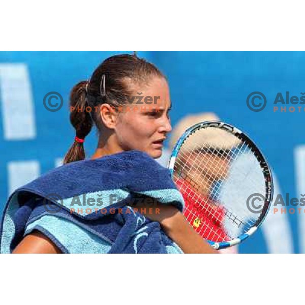 Alexandra Panova of Russia in action during first round of WTA Banka Koper Slovenia Open tennis tournament, played in SRC Marina, Portoroz, Slovenia on July 20, 2010 