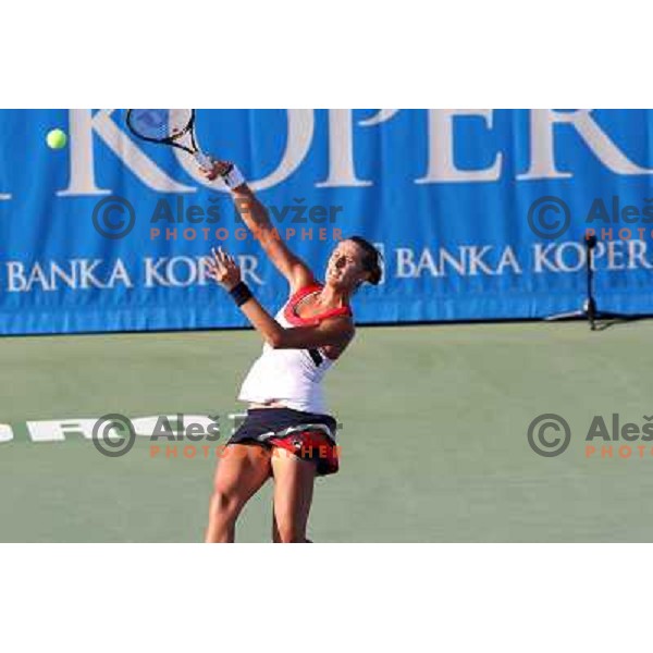 Polona Hercog of Slovenia in action during first round of WTA Banka Koper Slovenia Open tennis tournament, played in SRC Marina, Portoroz, Slovenia on July 20, 2010 