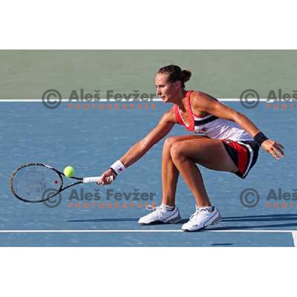 Polona Hercog of Slovenia in action during first round of WTA Banka Koper Slovenia Open tennis tournament, played in SRC Marina, Portoroz, Slovenia on July 20, 2010 