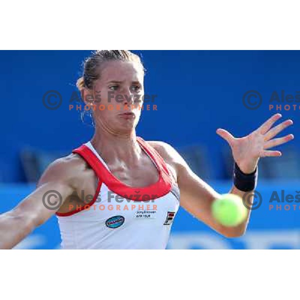Polona Hercog of Slovenia in action during first round of WTA Banka Koper Slovenia Open tennis tournament, played in SRC Marina, Portoroz, Slovenia on July 20, 2010 