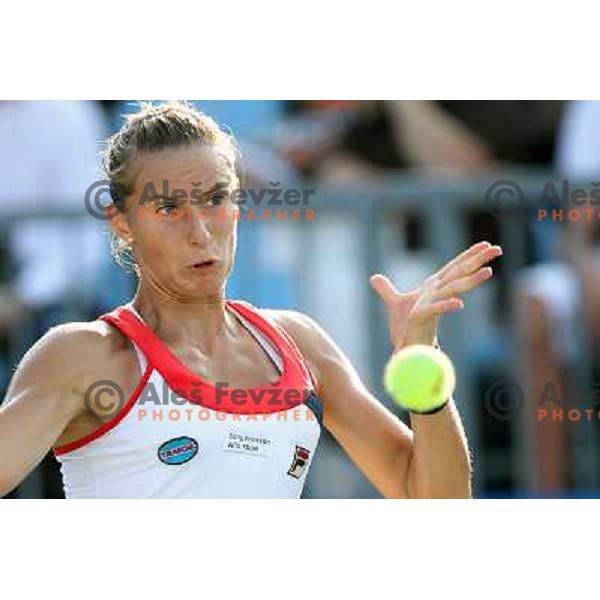 Polona Hercog of Slovenia in action during first round of WTA Banka Koper Slovenia Open tennis tournament, played in SRC Marina, Portoroz, Slovenia on July 20, 2010 