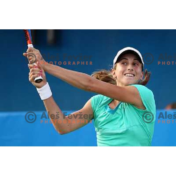 Petra Martic of Croatia in action during first round of WTA Banka Koper Slovenia Open tennis tournament, played in SRC Marina, Portoroz, Slovenia on July 20, 2010 