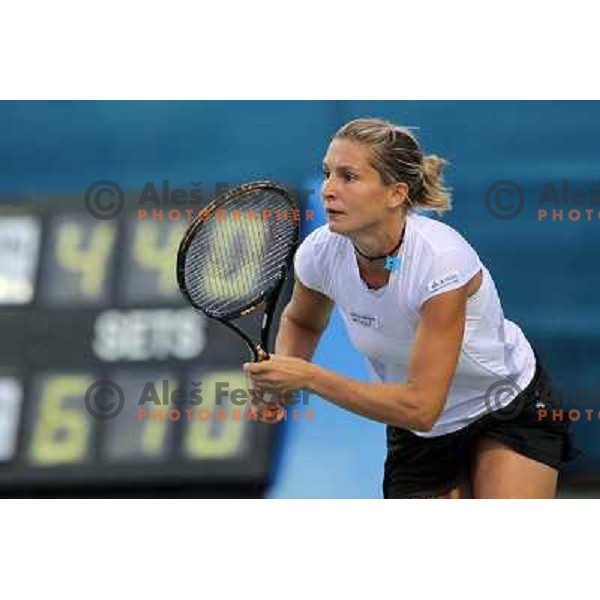 Marina Elena Camerin of Italy in action during first round of WTA Banka Koper Slovenia Open tennis tournament, played in SRC Marina, Portoroz, Slovenia on July 20, 2010 