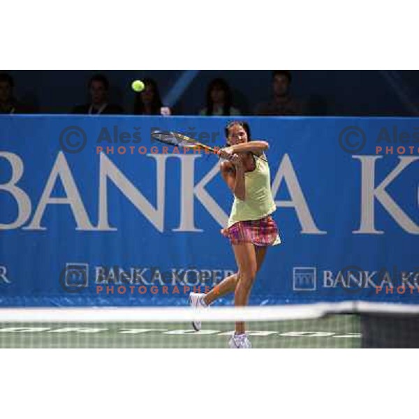 Bojana Jovanovski of Serbia in action during first round of WTA Banka Koper Slovenia Open tennis tournament, played in SRC Marina, Portoroz, Slovenia on July 20, 2010 