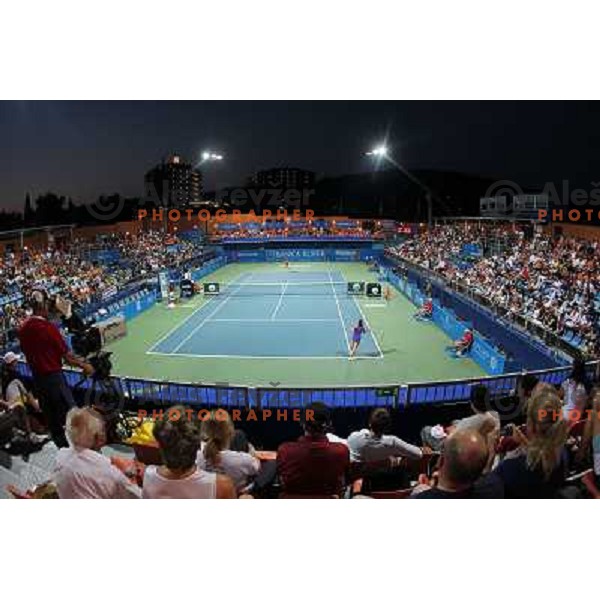 Jelena Jankovic of Serbia in action during first round of WTA Banka Koper Slovenia Open tennis tournament, played in SRC Marina, Portoroz, Slovenia on July 20, 2010 