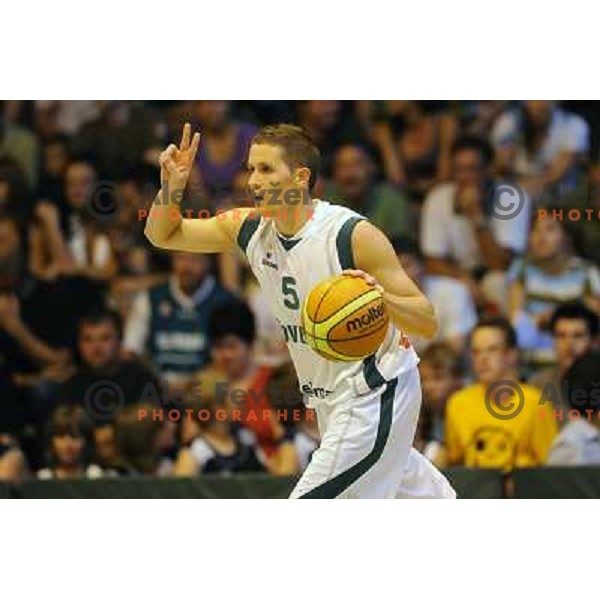  at the basketball game Slovenia - Macedonia, friendly match before the FIBA World Championship Turkey 2010, Ptuj 