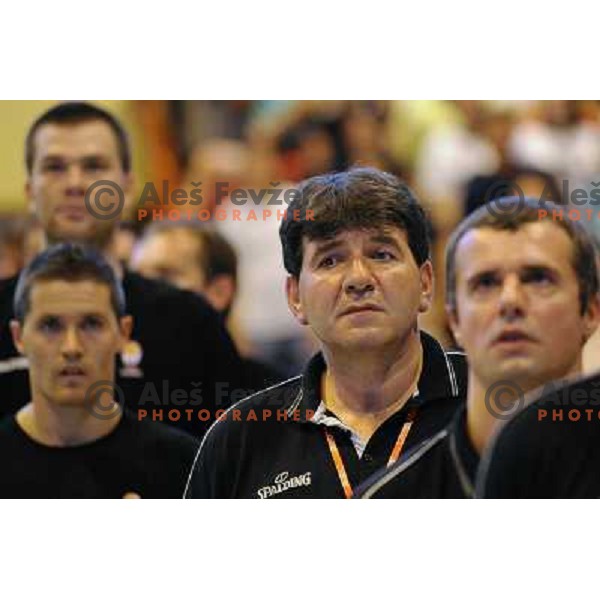  at the basketball game Slovenia - Macedonia, friendly match before the FIBA World Championship Turkey 2010, Ptuj 