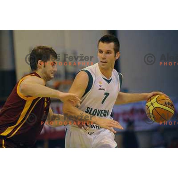  at the basketball game Slovenia - Macedonia, friendly match before the FIBA World Championship Turkey 2010, Ptuj 