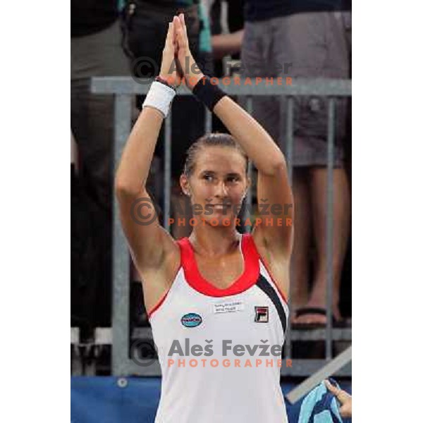 Polona Hercog of Slovenia in action during second round of WTA Banka Koper Slovenia Open tennis tournament, played in SRC Marina, Portoroz, Slovenia on July 21, 2010 