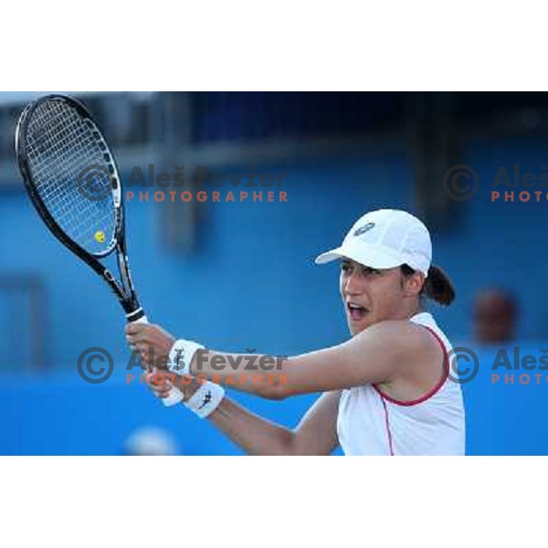 Katarina Srebotnik of Slovenia in action during second round of WTA Banka Koper Slovenia Open tennis tournament, played in SRC Marina, Portoroz, Slovenia on July 21, 2010 