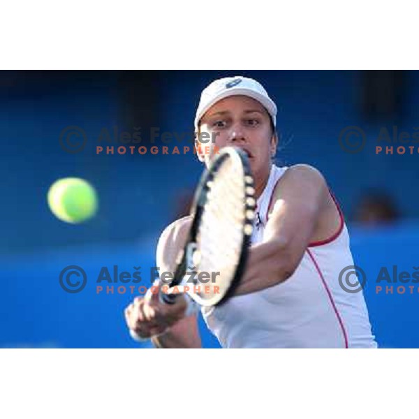 Katarina Srebotnik of Slovenia in action during second round of WTA Banka Koper Slovenia Open tennis tournament, played in SRC Marina, Portoroz, Slovenia on July 21, 2010 