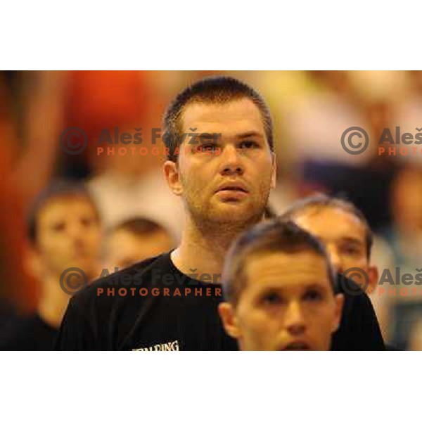Uros Slokar at the basketball game Slovenia - Macedonia, friendly match before the FIBA World Championship Turkey 2010, Ptuj 