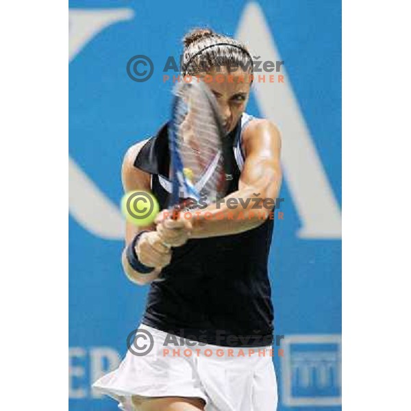 Sara Errani of Italy in action during second round of WTA Banka Koper Slovenia Open tennis tournament, played in SRC Marina, Portoroz, Slovenia on July 21, 2010 