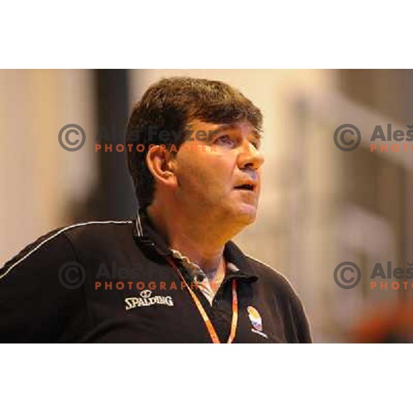 Memi Becirovic at the basketball game Slovenia - Macedonia, friendly match before the FIBA World Championship Turkey 2010, Ptuj 