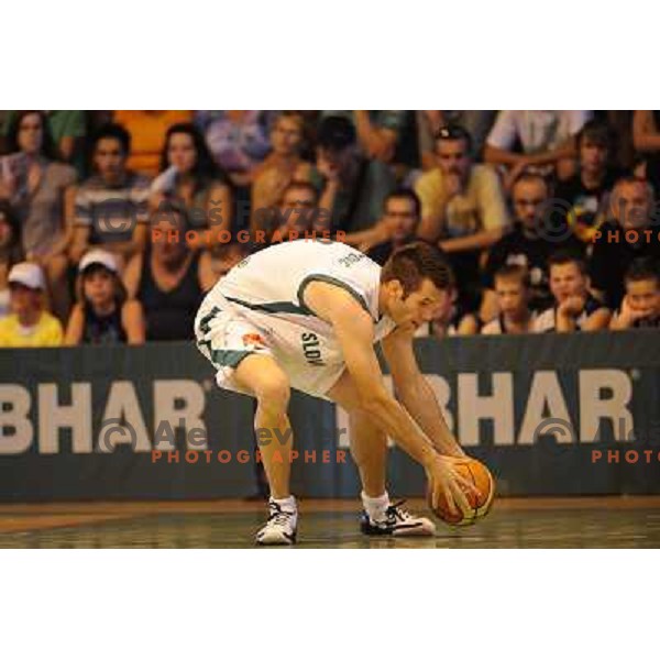 Sani Becirovic at the basketball game Slovenia - Macedonia, friendly match before the FIBA World Championship Turkey 2010, Ptuj 