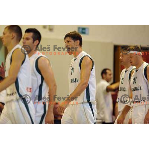 Gasper Vidmar at the basketball game Slovenia - Macedonia, friendly match before the FIBA World Championship Turkey 2010, Ptuj 