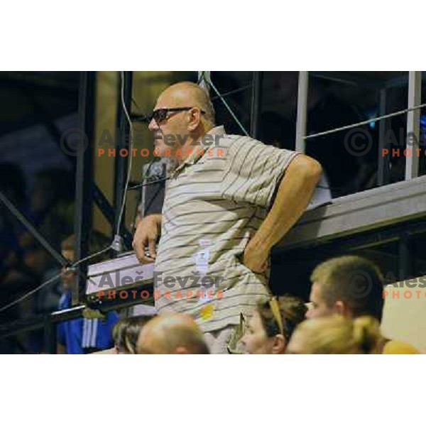 Janez Rajgelj at the basketball game Slovenia - Macedonia, friendly match before the FIBA World Championship Turkey 2010, Ptuj 