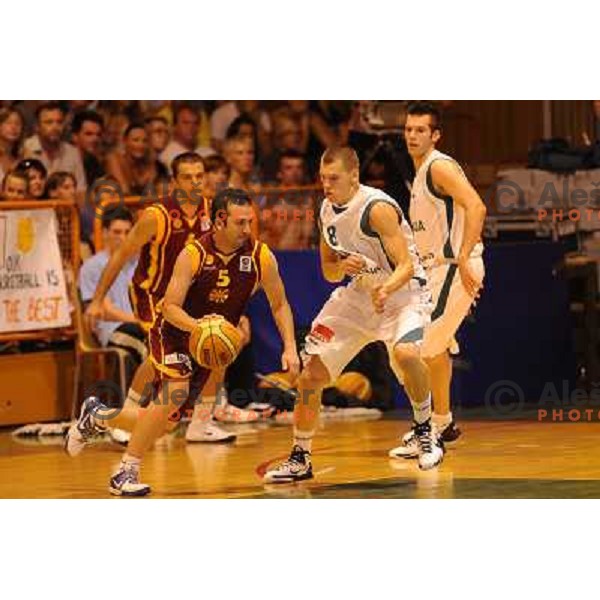 Jaka Klobucar at the basketball game Slovenia - Macedonia, friendly match before the FIBA World Championship Turkey 2010, Ptuj 