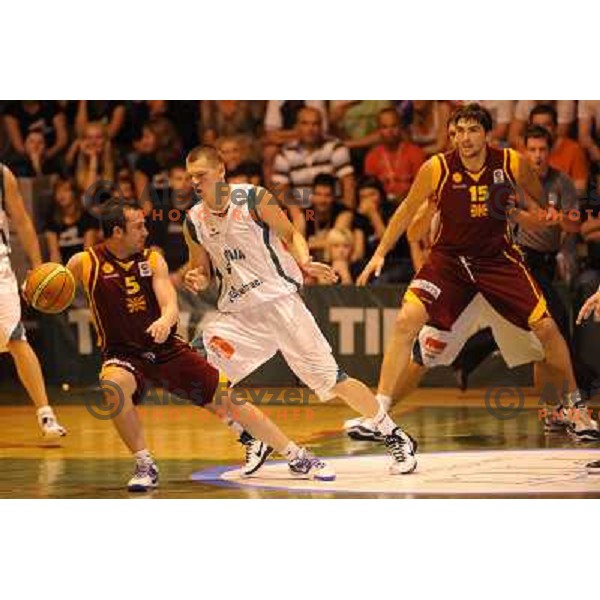 Jaka Klobucar at the basketball game Slovenia - Macedonia, friendly match before the FIBA World Championship Turkey 2010, Ptuj 